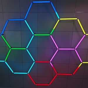 Phong cách mới artnet madrixs Câu lạc bộ đêm hiệu ứng ánh sáng DC24V 8bit 16bit bầu không khí Hex RGB <span class=keywords><strong>LED</strong></span> ánh sáng điểm ảnh thanh ánh sáng sân khấu - Product Image 1