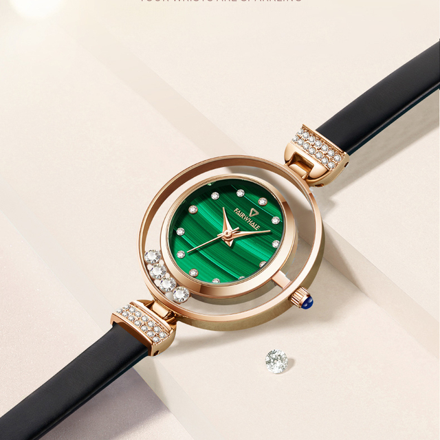 Mark Fairwhale Diamond Ladies Watch Designer Gift Famous Brands Custom Wrist Luxury Classic Waterproof Ladies Watches FW-3260