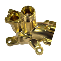 Tête de cylindre en laiton sur mesure OEM pour pompe de nettoyeur haute pression, pièces en laiton usinées CNC