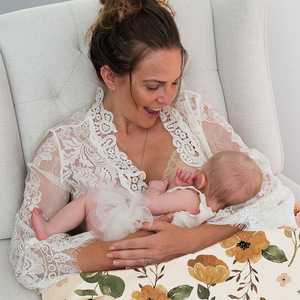 Oreiller d'allaitement multifonctionnel en forme de U <span class=keywords><strong>pour</strong></span> les femmes enceintes post-partum Anti-Spit-Up Baby Holding Breastfeeding Optimal Maternity - Product Image 4