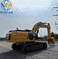 Excavatrice sur chenilles d'occasion CAT 336D2L avec accessoires complets pour l'exportation