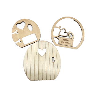 <span class=keywords><strong>Porte</strong></span> <span class=keywords><strong>de</strong></span> Fée Mini Elfe <span class=keywords><strong>Porte</strong></span> avec Fenêtre <span class=keywords><strong>Porte</strong></span> <span class=keywords><strong>en</strong></span> <span class=keywords><strong>Bois</strong></span> Artisanat Maison Jardin Fête Décoration - Product Image 2