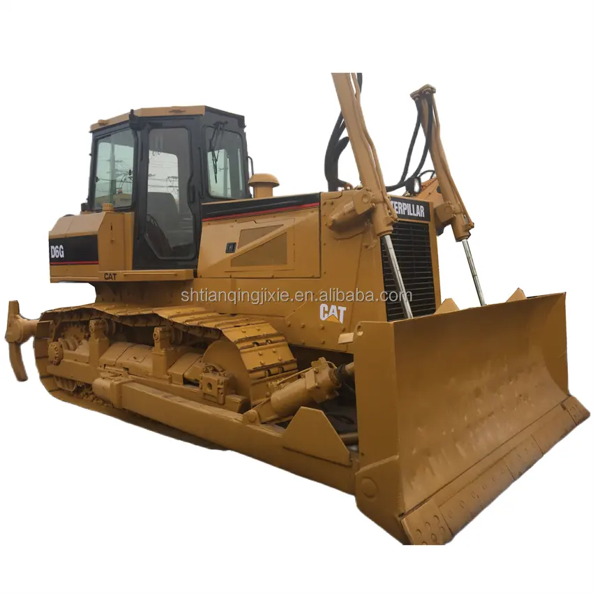 รถปราบดินตีนตะขาบมือสอง CAT D6G Caterpillar เครื่องดันดิน อุปกรณ์งานดิน เครื่องจักรก่อสร้างราคาต่ํา