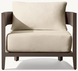 Sillón Individual de Aluminio para Jardín, Patio o Terraza, Estilo Moderno y Desgastado - Product Image 1