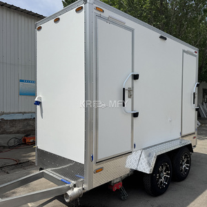 Cabines de douche portables de luxe 2025, toilettes mobiles extérieures, remorque de toilettes pour le camping - Product Image 6