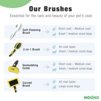 Brosse Duo-Care Comfort 2 In1 de qualité supérieure pour démêler et masser la brosse à double fonction brosse de toilettage santé