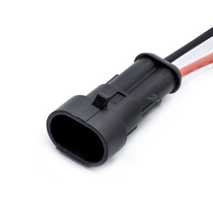 282080-1 Konektor Otomotif 1.5 Tahan Air 2-lubang Steker Jantan dan Betina Harness Terminal Steker untuk Elektronik Otomotif - Product Image 6