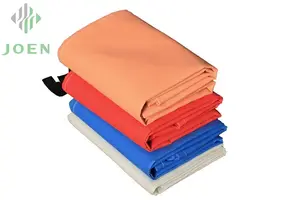 Capa de silicone para cozinha ou escape, manta de fogo revestida de borracha laranja