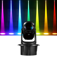 Projecteur mobile à tête mobile LED blanc haute luminosité pour discothèque, contrôle DMX, Thor 200W 3 en 1, 9 couleurs + 8 motifs, en fonte