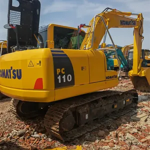 Excavadora Komatsu PC110 Usada, Pequeña Excavadora Komatsu 110 de Segunda Mano, 11 Toneladas en Buen Estado - Product Image 3