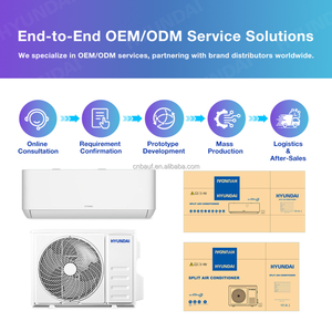 <span class=keywords><strong>Aire</strong></span> <span class=keywords><strong>Acondicionado</strong></span> HYUNDAI de 12K BTU para el Hogar, Control de Clima, Inverter T1, Equipo de Calefacción y Refrigeración, Refrigerante R32 con Certificación CE - Product Image 4