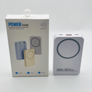 MKTEL W10f, Batería Externa Magnética Inalámbrica Personalizada de Fábrica, 10000mAh, Carga Rápida de 22.5W, Alta Capacidad, Superventas - Product Image 1
