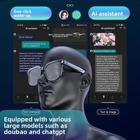 Nouvelles lunettes intelligentes IA pour femmes, verres polarisés, caméra 800W, capture vidéo anti-tremblement, reconnaissance d'image, traduction en temps réel