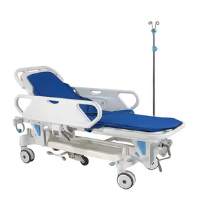 Camilla de carro multifuncional hidráulica Camilla de ambulancia de emergencia ABS para uso hospitalario - Product Image 1