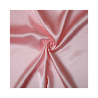 Tissu satiné de couleur unie 100% polyester mat brillant pour robe