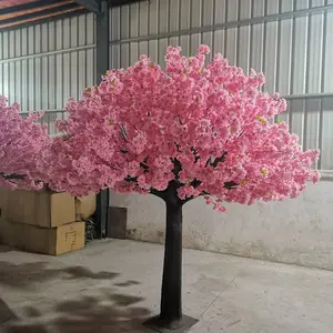 8フィート人工大型桜の木高級ピンク偽花の木プラザ装飾用