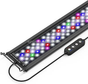 Barre lumineuse LED pour aquarium, 12-55 pouces, intelligente, mode 24/7, aluminium, multicolore, spectre complet, avec minuterie pour aquarium, plantes aquatiques - Product Image 1