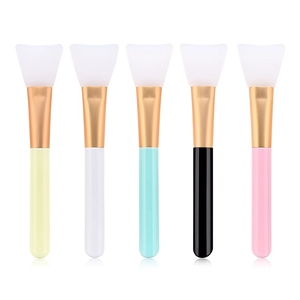 Double Sided Soft Tip <b>Silicone</b> Brush Adjustable Handle DIY Facial Mask Mud Applicator <b>Tool</b> - Product Image 2