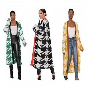 Cardigan de malha feminino, casaco jaqueta de malha para mulheres, roupas de outono e inverno para outono - Product Image 1
