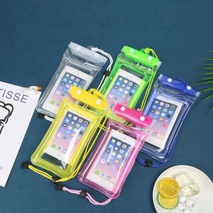 เคสโทรศัพท์กันน้ำมาตรฐาน IPX8 สำหรับดำน้ำ  กระเป๋าใส่โทรศัพท์แบบลอยน้ำ  วัสดุ PVC พร้อมสายคล้อง - Product Image 2