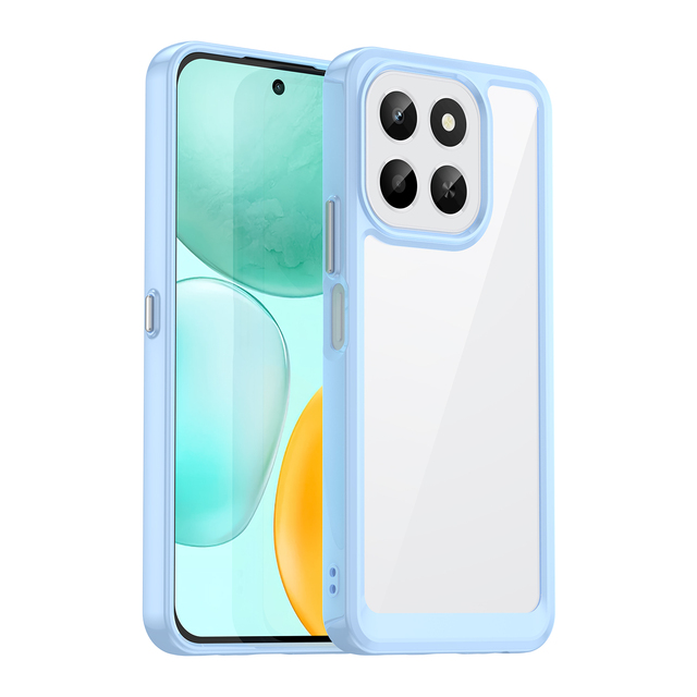Shockproof Hybrid Tough Acrylic Hard PC Back Soft TPU Frame Case Cover With Inner 4 Corner for Honor X6C