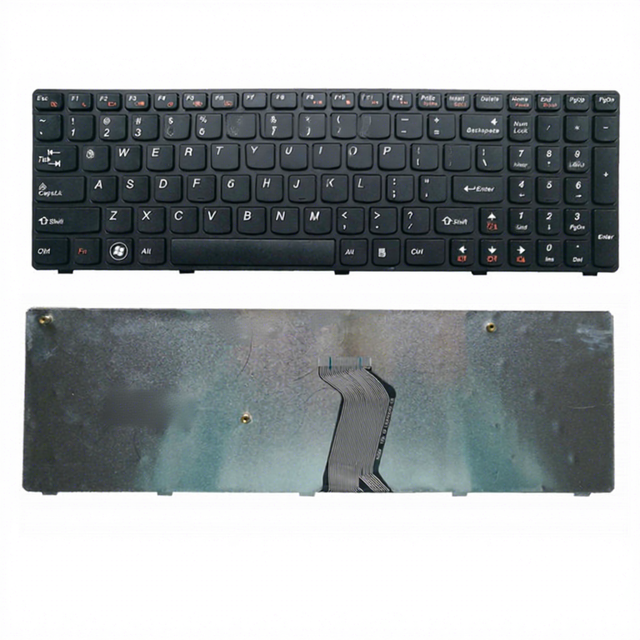 English Version US Layout Capacitive Laptop Keyboard Compatible with B570/G570/B590/G580/V570/Z560/Z570/B575E Models