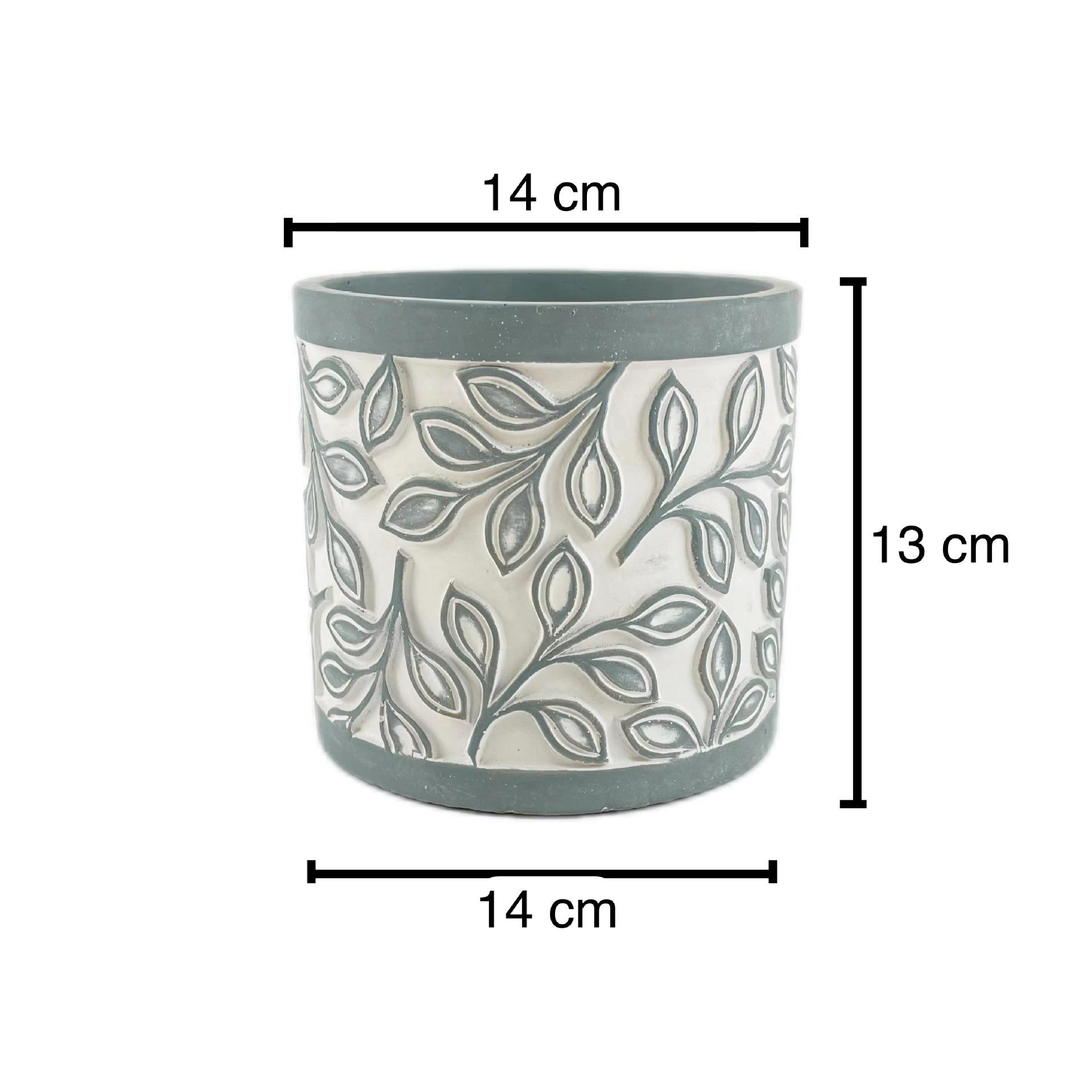 Blue leaf medium size