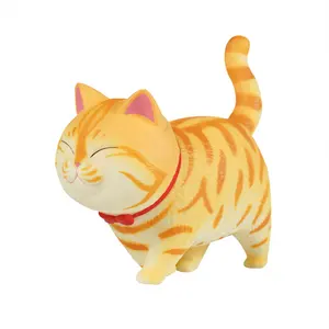 Dihua Đồ Chơi Hoạt Hình PVC Đồ Chơi Nhựa Hình Mèo 3D Tùy Chỉnh Mô Hình Sưu Tập Động Vật Hình Mèo Nhiều Màu Mô Hình Hoạt Hình Bằng Nhựa
