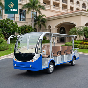 Bus électrique touristique ergonomique HuSurg, 23 sièges, confortable pour les voyages en groupe, navette pour les villages <span class=keywords><strong>de</strong></span> vacances et les zones <span class=keywords><strong>de</strong></span> loisirs - Product Image 1
