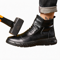 Chaussures de sécurité Tiger, embout en acier, légères, imperméables, avec empeigne adaptée aux saisons estivales et hivernales