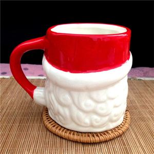 แก้วเซรามิค 3 มิติ ลายซานตาคลอส สำหรับกาแฟ ชา ของตกแต่งคริสต์มาส งานศิลปะสร้างสรรค์ - Product Image 3
