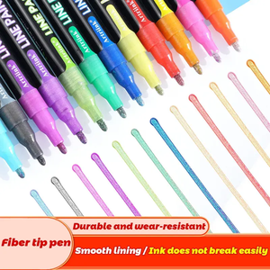 Stylos de <span class=keywords><strong>dessin</strong></span> de graffiti à paillettes imperméables permanents avec <span class=keywords><strong>effet</strong></span> surligneur pour l'art créatif et la décoration permanente - Product Image 5