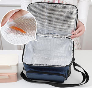 Bán buôn 600D polyester không thấm nước túi ăn trưa chuyến đi du lịch dã ngoại ngoài trời xúc Phạm Túi lạnh cách điện Túi ăn trưa cho nam giới - Product Image 4