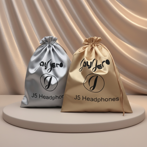Custom Satin Fabric Gift Bag With Drawstring - Product Image 1