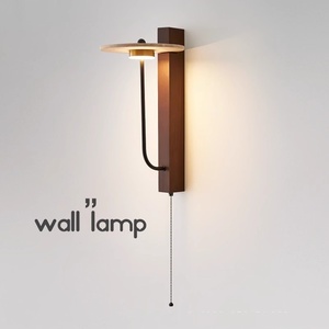 Phong Cách Nhật Bản Yên Tĩnh Gió Vàng Hang Đá Tường Đèn Phòng Khách Phòng Ngủ Nghiên Cứu Tường Nền Với Được Xây Dựng Trong Chuyển Đổi Đèn Tường - Product Image 3
