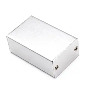 Yüksek kaliteli soğutucu 60x40x25mm DIY ekstrüde alüminyum muhafaza güç BBC7 için alüminyum pres döküm elektronik kutu