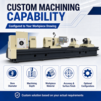 Máquina de Perforación y Mandrinado CNC BTA de 350 mm para Procesamiento de Tubos de Acero, Precio de Fábrica, Entrega Rápida Global