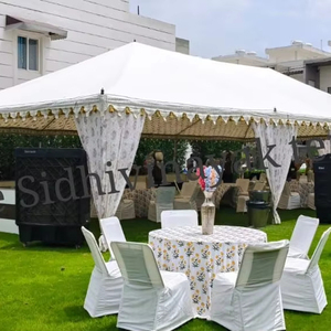 เต็นท์ศาลาสำหรับจัดงานกลางแจ้งสุดหรู พร้อมผ้าม่านพิมพ์ลาย สำหรับงานปาร์ตี้ในสวน งานแต่งงาน และการจัดงานต่างๆ - Product Image 2