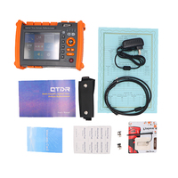 Mesin uji Mini OTDR 850nm 1300nm, 1310nm SM MM untuk pemeliharaan jaringan FTTH panjang gelombang 1550nm tipe konektor SC FC