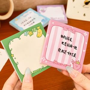 Blocs de Notas Autoadhesivos Cuadrados Creativos Multicolores con Temática de Frutas, Personalizables, para la Escuela y la Oficina, para el Comienzo de la Temporada Escolar - Product Image 2