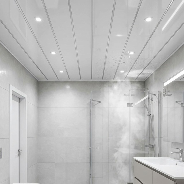 Home Acoustic Panels Shower Panel Decoration Fireproof Eco Friendly High Quality UV Marble Sheet Ceiling