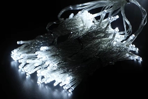 וילון תאורת לד 3*3 מטר, 300 נורות, לקישוט חלון, לבית, למסיבות, לחתונה, פנים וחוץ, לקישוט חג המולד - Product Image 6