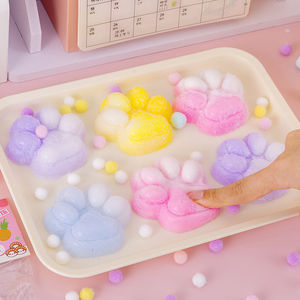 Simpatici giocattoli sensoriali da spremere Fidget per adulti bambini con sollievo dallo Stress TPP che allevia lo Stress Ultra morbido e carino con zampa di gatto giocattolo Squishy - Product Image 2