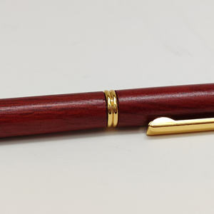 थोक रचनात्मक रोसवुड बॉलपॉइंट पेन महोगनी मेपल धातु शरीर लोगो नवीनता व्यवसाय उपहार पेन के साथ - Product Image 4