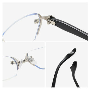 <span class=keywords><strong>Gafas</strong></span> de Lectura sin Montura <span class=keywords><strong>para</strong></span> Mujer, Montura Cuadrada de Metal, <span class=keywords><strong>Gafas</strong></span> con Bloqueo de Luz Azul, <span class=keywords><strong>Gafas</strong></span> de Lectura <span class=keywords><strong>para</strong></span> Mujer - Product Image 4