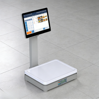 Sistema POS Directo de Fábrica, Pantalla Táctil Capacitiva, Báscula con IA, Caja Registradora Android, Terminal de Facturación de Fácil Operación, Wi-Fi 6