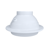 Diffuseur sphérique réglable en ABS pour système d'air frais et projet de ventilation de cuisine