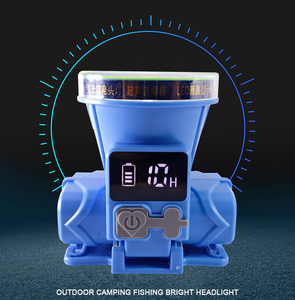 Linterna frontal LED de largo alcance, recargable, impermeable para exteriores, para pesca, de larga duración y ultrabrillante. - Product Image 2