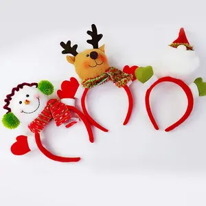 Hot Sale Weihnachts mann, Weihnachts mann Elch Rentier Geweih Stirnband Nettes Haarband Zubehör Für Mädchen/