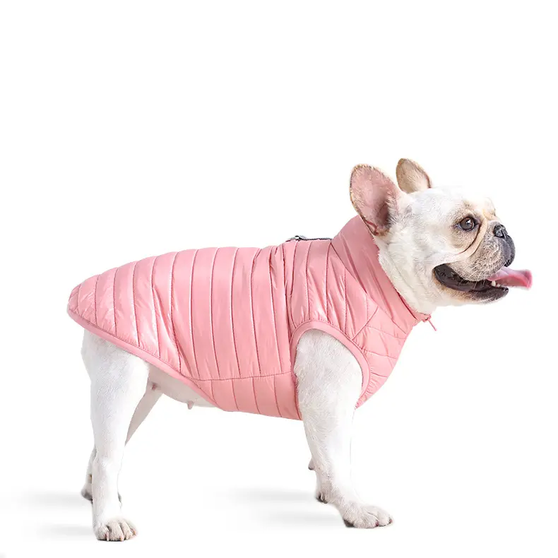 Light Pet Clothes Autumn and Winter All Nylon Waterproof Zipper Down Jacket for Puppy